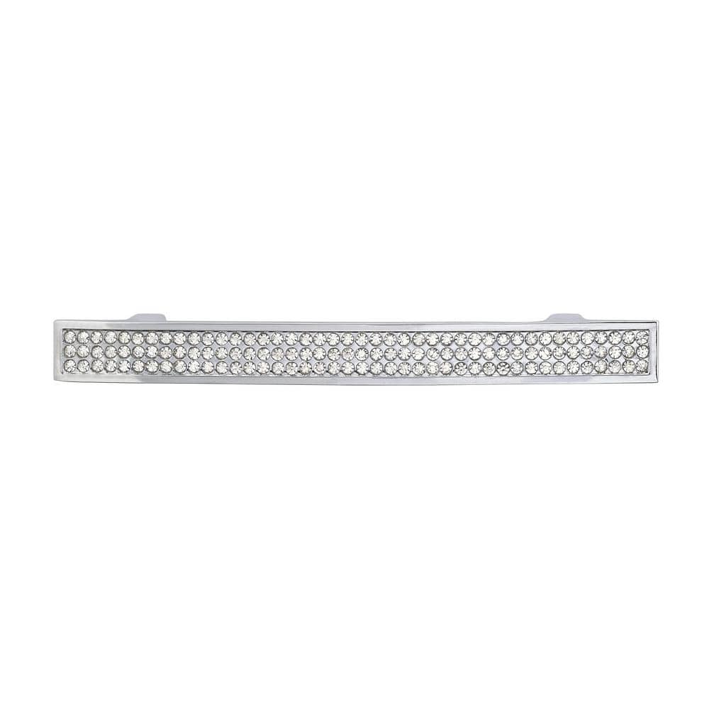 Richelieu Vence 3-3/4 in. (96 mm) Center-to-Center Crystal Chrome Cabinet/Drawer Pull