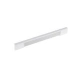 Richelieu Viareggio 7-9/16 in. (192 mm) Center-to-Center White Aluminum Contemporary Finger Drawer Pull