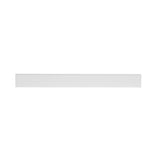 Richelieu Viareggio 7-9/16 in. (192 mm) Center-to-Center White Aluminum Contemporary Finger Drawer Pull