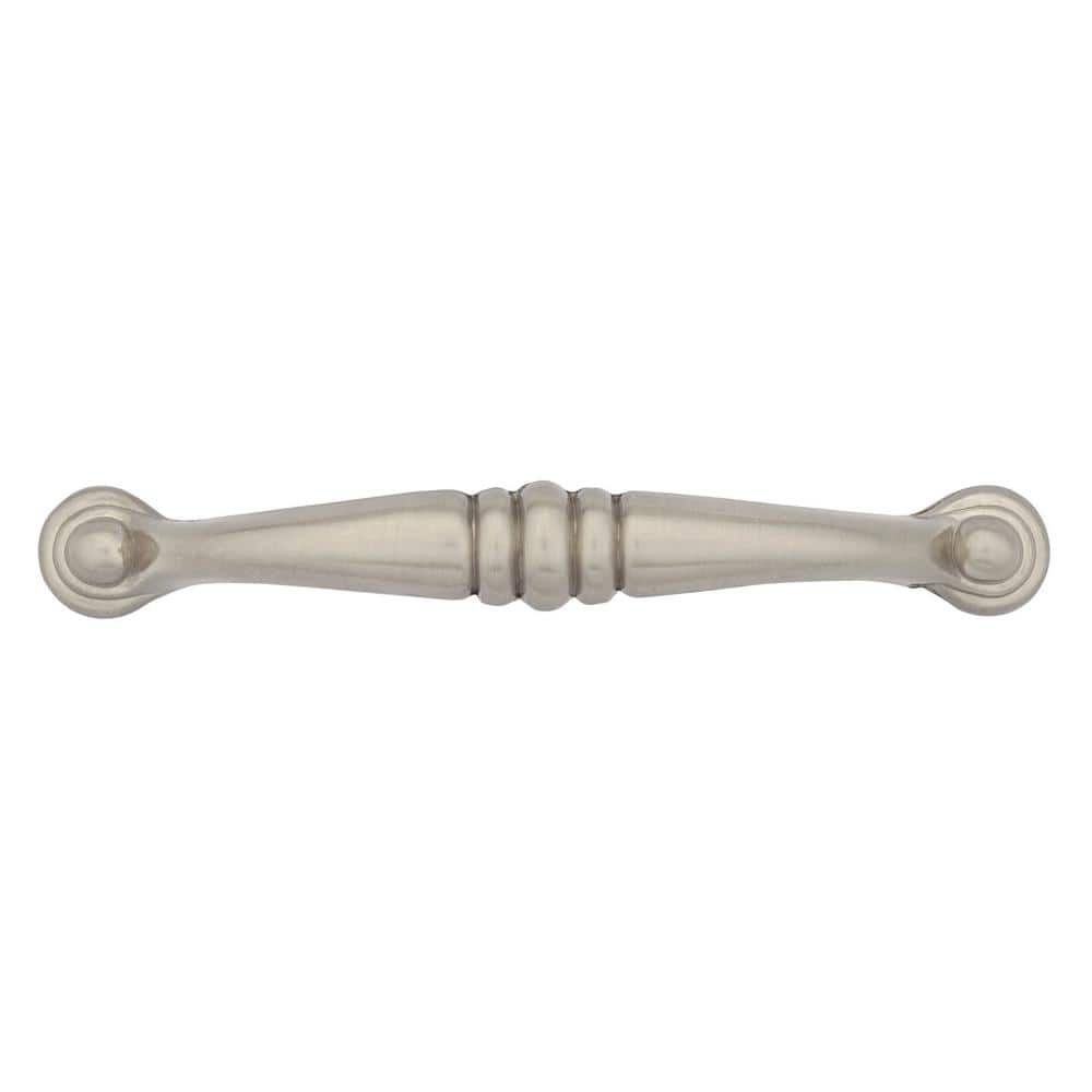 Richelieu 3-3/4 in. (96 mm) Center-to-Center Brushed Nickel Traditional Drawer Pull