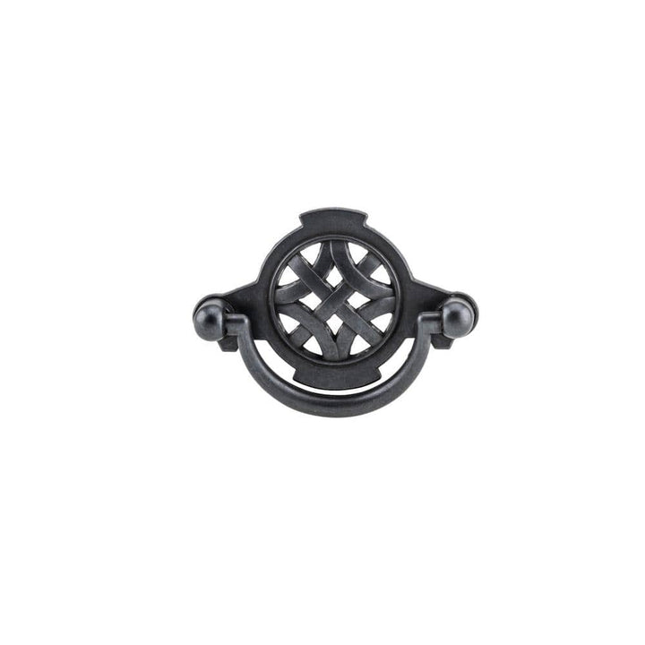 Richelieu 2-1/2 in. (64 mm) Center-to-Center Anthracite Traditional Pendant/Ring Cabinet Pull