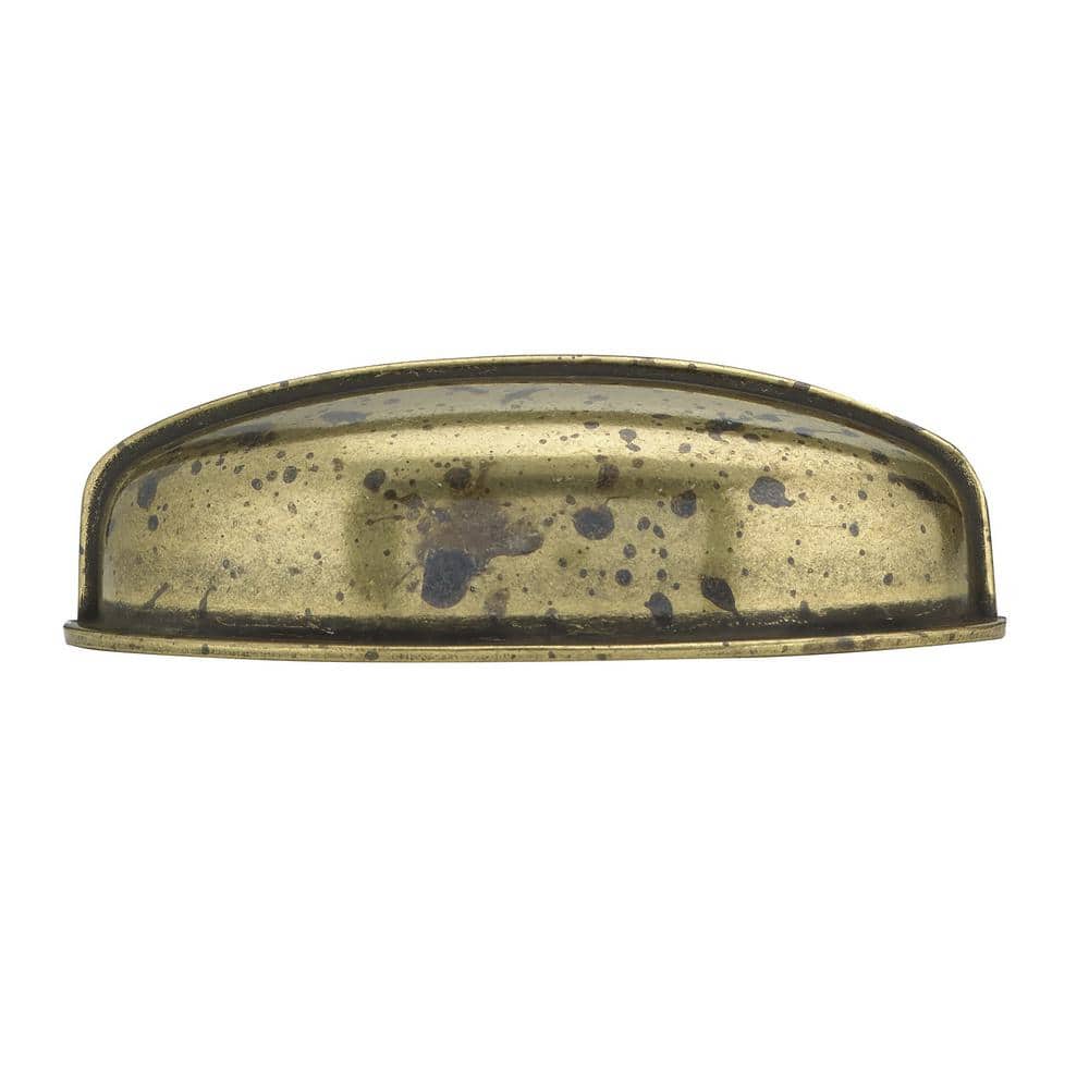 Richelieu 2-1/2 in. (64 mm) Center-to-Center Oxidized Brass Traditional Cup Pull