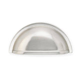 Richelieu 3 in. (76 mm) Center-to-Center Brushed Nickel Traditional Cup Pull