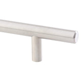 Richelieu 5-1/16 in. (128 mm) Center-to-Center Brushed Nickel Steel Contemporary Drawer Pull