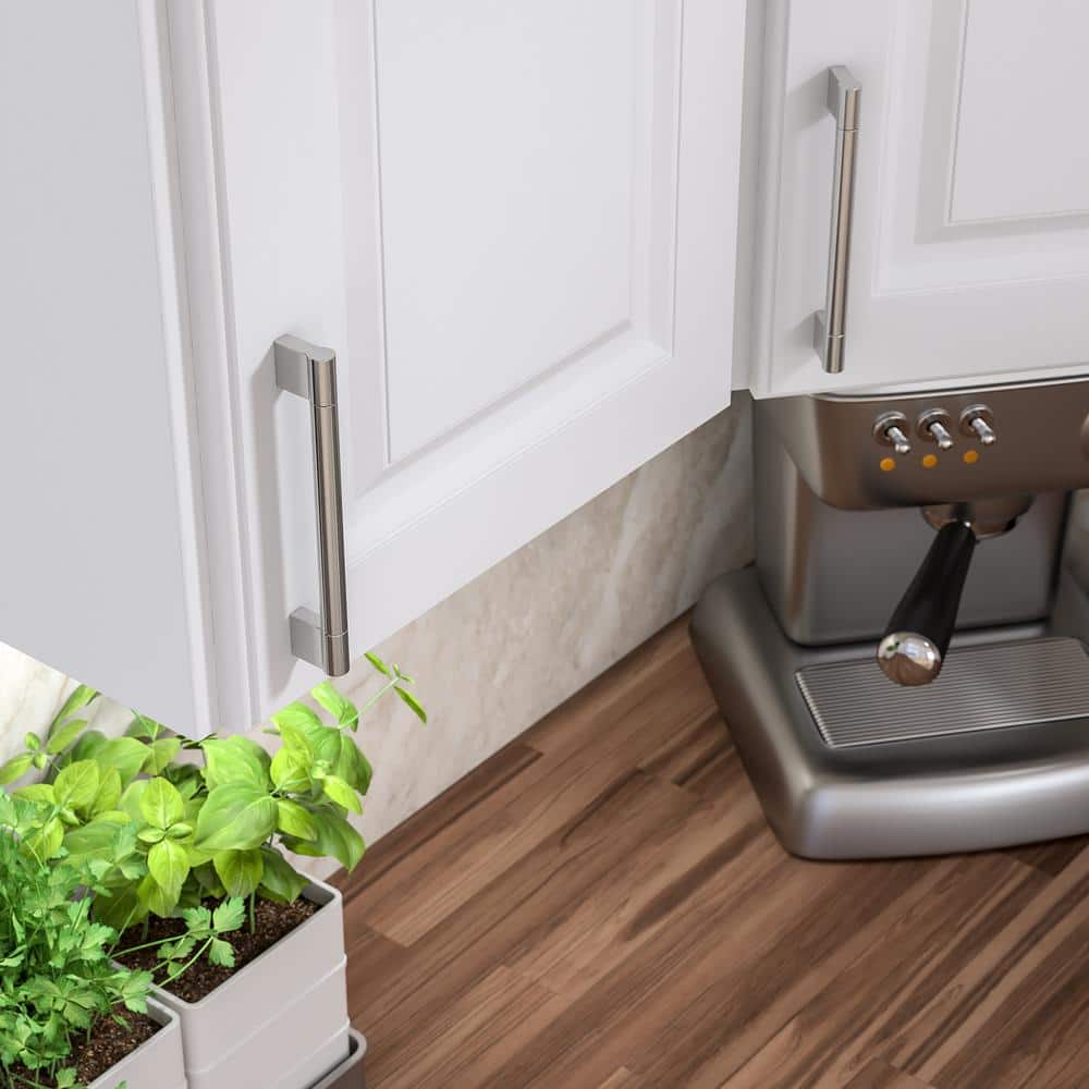 Richelieu Avellino 6-5/16 in. (160 mm) Center-to-Center Brushed Nickel Cabinet Bar Pull