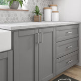 Richelieu 5-1/16 in. (128 mm) Center-to-Center Brushed Nickel Contemporary Drawer Pull