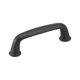 Richelieu 3 in. (76 mm) Center-to-Center Matte Black Traditional Drawer Pull