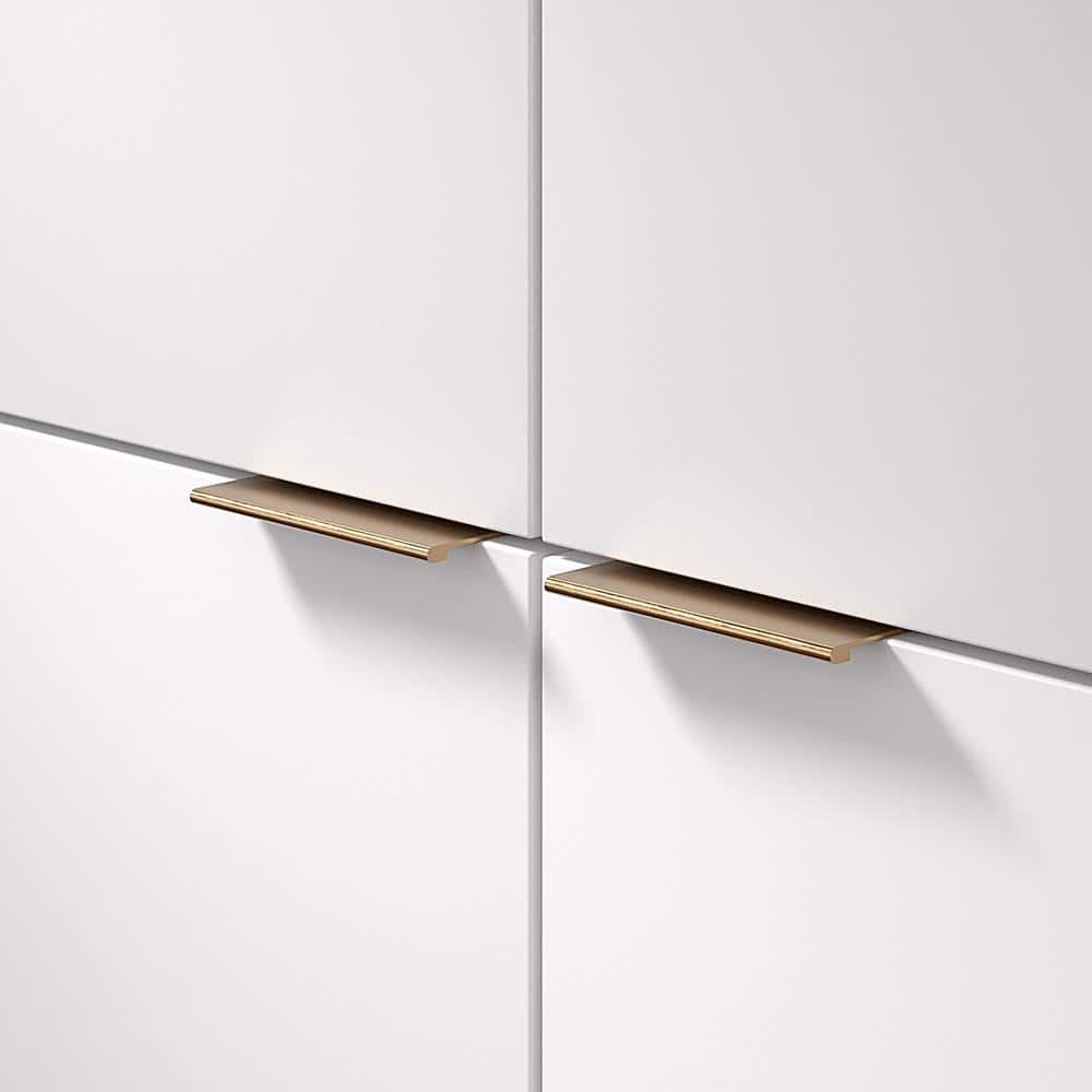 Richelieu 3-1/8 in. (80 mm) Champagne Bronze Contemporary Drawer Edge Pull