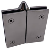 Richelieu Hardware 4-1/2 in. Stainless Steel Adjustable Spring-Loaded Pool Gate Hinge for Glass-to-Glass Mount