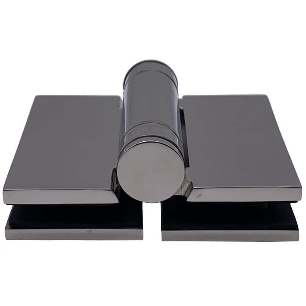 Richelieu Hardware 4-1/2 in. Stainless Steel Adjustable Spring-Loaded Pool Gate Hinge for Glass-to-Glass Mount