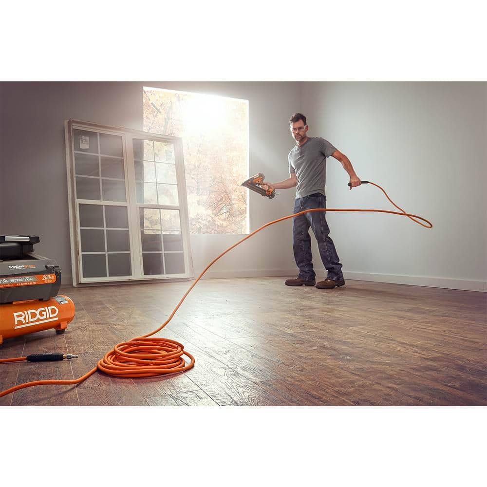 RIDGID 1/4 in. 50 in. Lay Flat Air Hose (2-Pack)