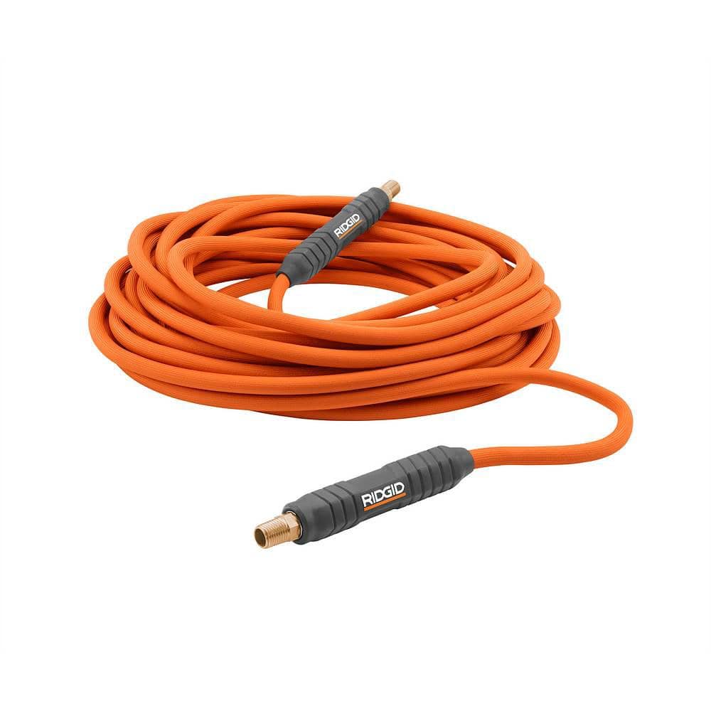 RIDGID 1/4 in. 50 in. Lay Flat Air Hose (2-Pack)