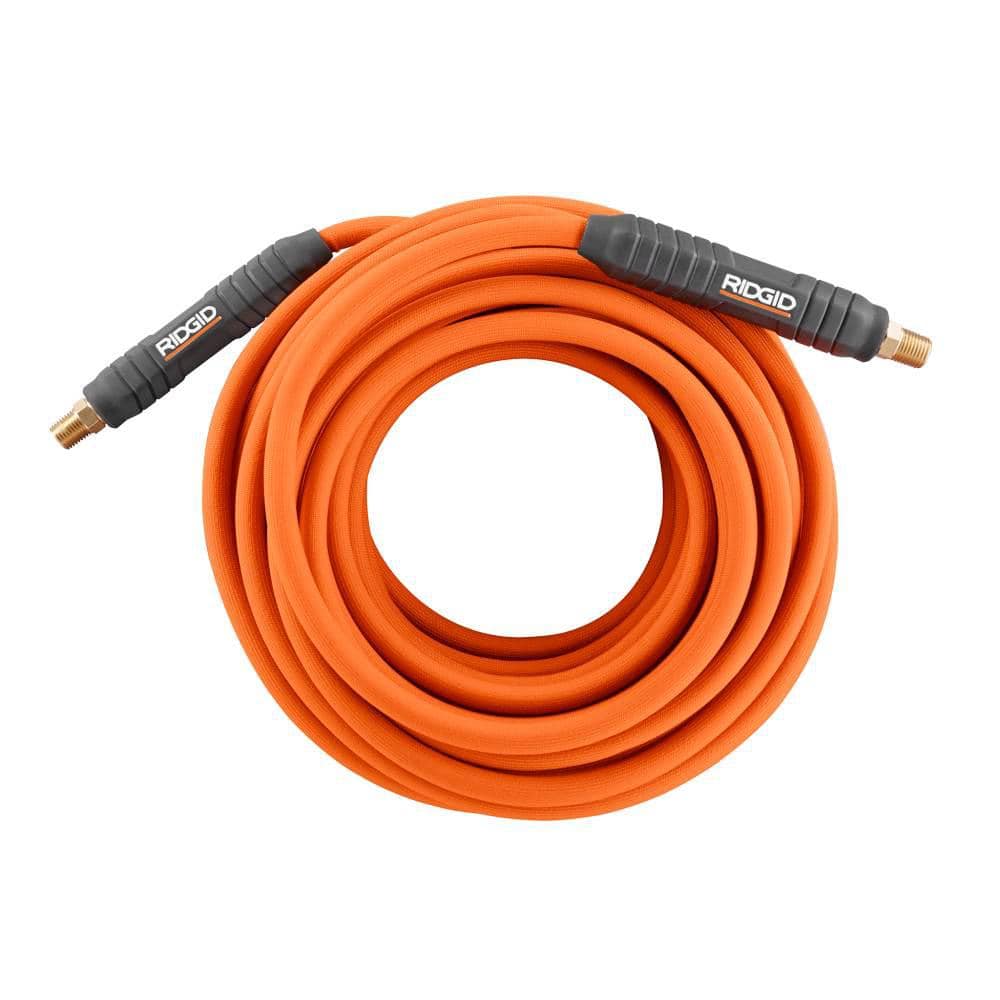 RIDGID 1/4 in. 50 in. Lay Flat Air Hose (2-Pack)