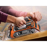 RIDGID 18V Brushless Cordless 3 in. x 18 in. Belt Sander Kit with (1) 2.0 Ah Battery and Charger