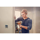 RIDGID Pneumatic 18-Gauge 2-1/8 in. Brad Nailer with CLEAN DRIVE Technology with Straight Finish Nailer