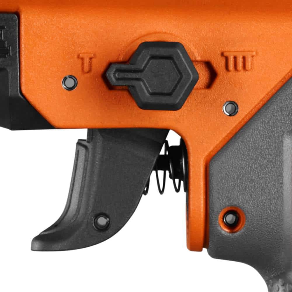 RIDGID Pneumatic 18-Gauge 2-1/8 in. Brad Nailer with CLEAN DRIVE Technology with Straight Finish Nailer