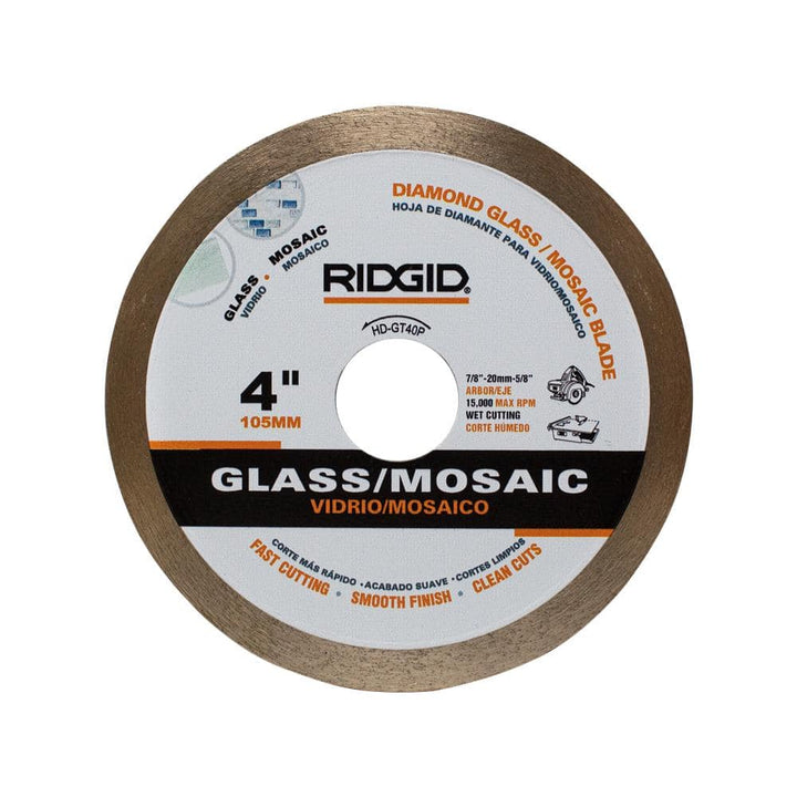 RIDGID 4 in. Glass Tile Diamond Blade (HD-GT40P)