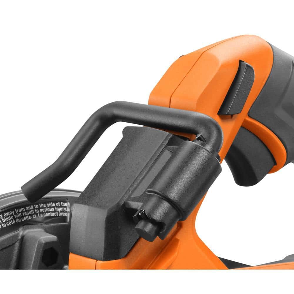RIDGID 18V Starter Kit with (2) 4.0 Ah MAX Output Batteries and Charger with 18V Brushless Cordless 7-1/4 in. Circular Saw