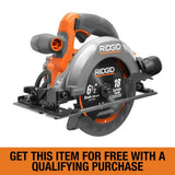 RIDGID 18V SubCompact Brushless Cordless 6-1/2 in. Circular Saw (Tool Only)