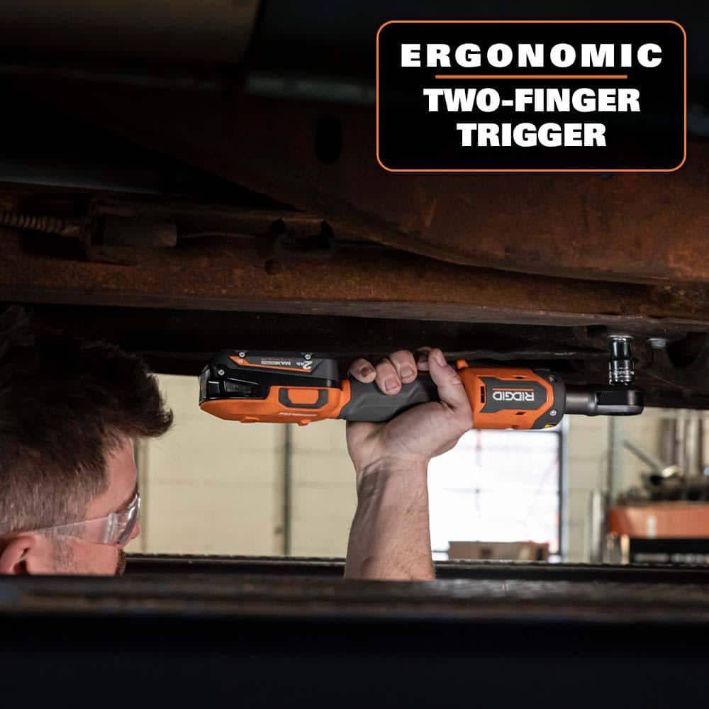 RIDGID 18V Brushless Cordless 1/2 in. Ratchet Kit with 2.0 Ah Battery and Charger