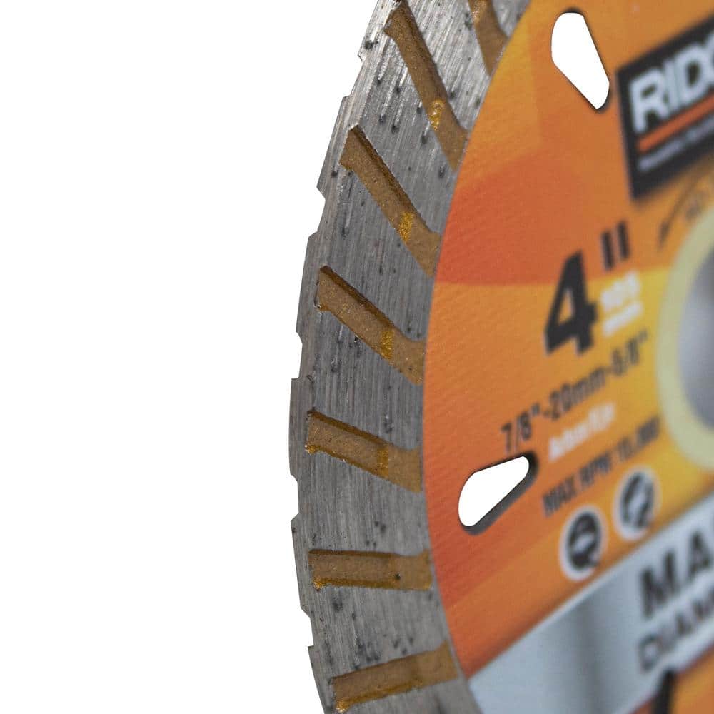 RIDGID 4 in. Turbo Diamond Blade (HD-TB40CP)