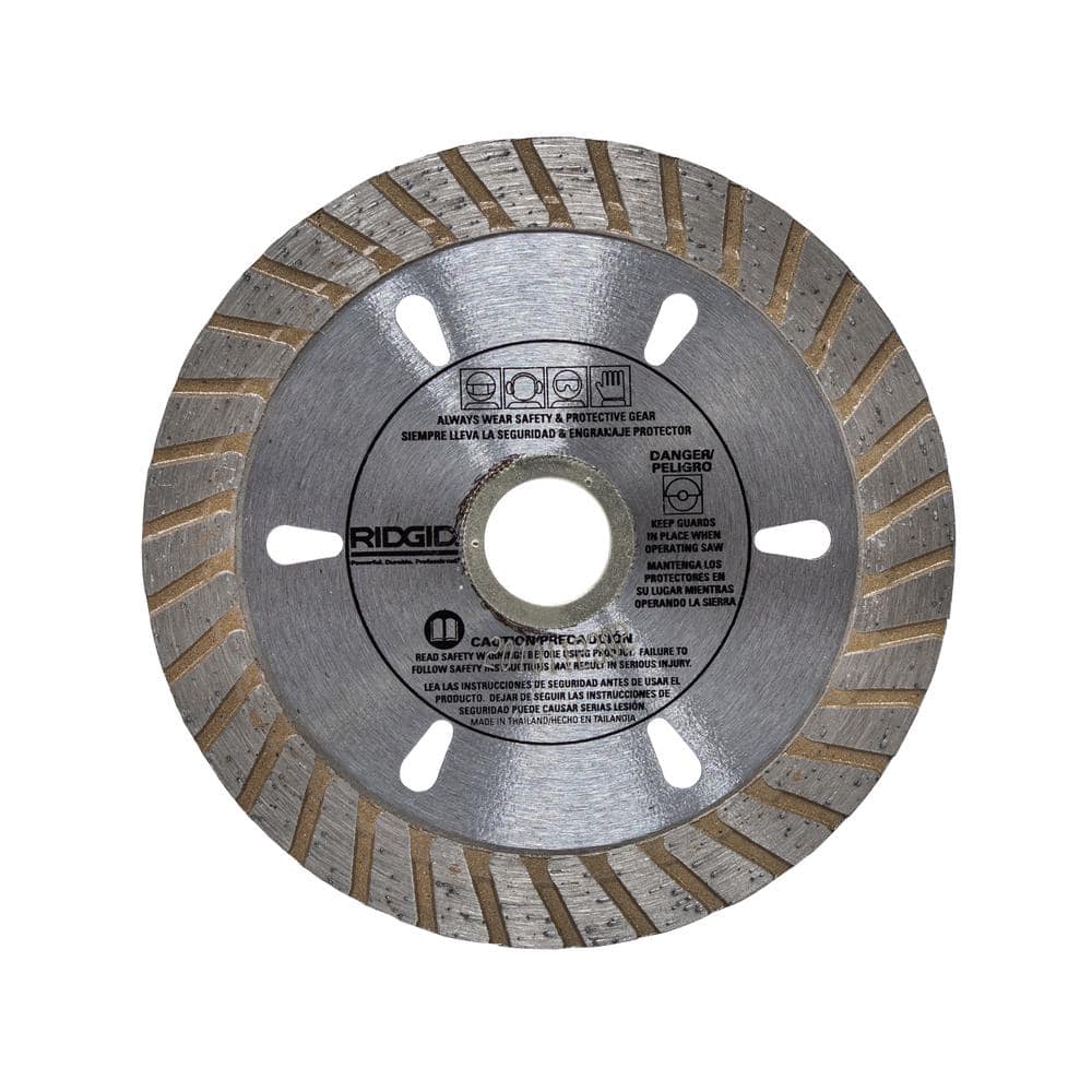 RIDGID 4 in. Turbo Diamond Blade (HD-TB40CP)