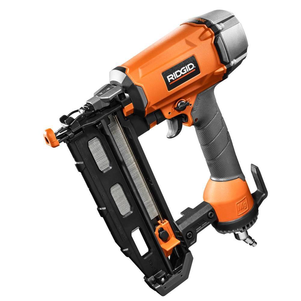 RIDGID 16-Gauge 2-1/2 in. Finish Nailer with 18-Gauge 2-1/8 in. Brad Nailer, Pneumatic Combo Kit
