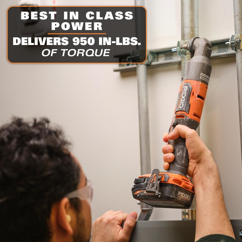 RIDGID 18V SubCompact Brushless Cordless Right Angle Impact Driver (Tool Only)