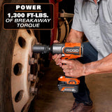 RIDGID 18V Brushless Cordless 3/4 in. High Torque Impact Wrench (Tool Only)