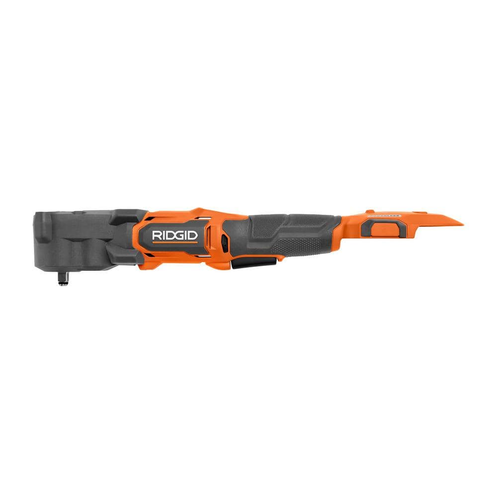 RIDGID 18V Brushless Cordless SubCompact 3/8 in. Right Angle Impact Wrench with Protective Boot (Tool Only)