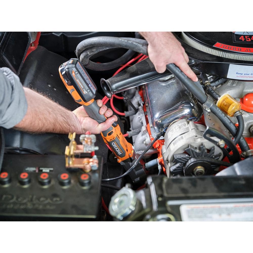 RIDGID 18V SubCompact Brushless 3/8 in. Right Angle Impact Wrench with FREE 2.0 Ah Battery