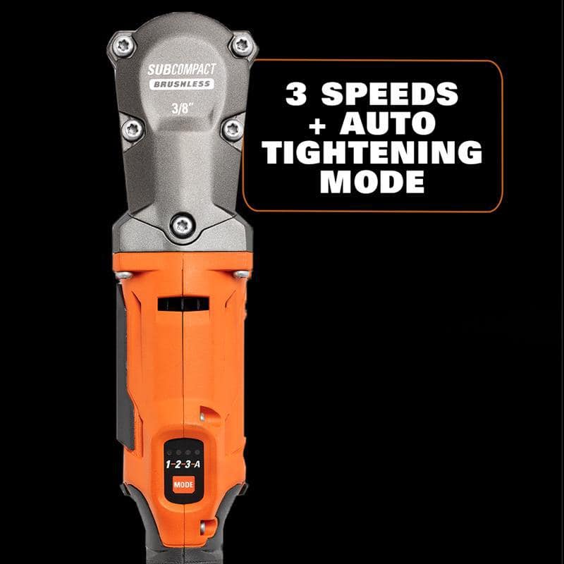 RIDGID 18V Brushless Cordless SubCompact 1/2 in. Right Angle Impact Wrench with Protective Boot (Tool Only)