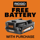 RIDGID 18V Brushless Cordless SubCompact 1/2 in. Right Angle Impact Wrench with Protective Boot (Tool Only)