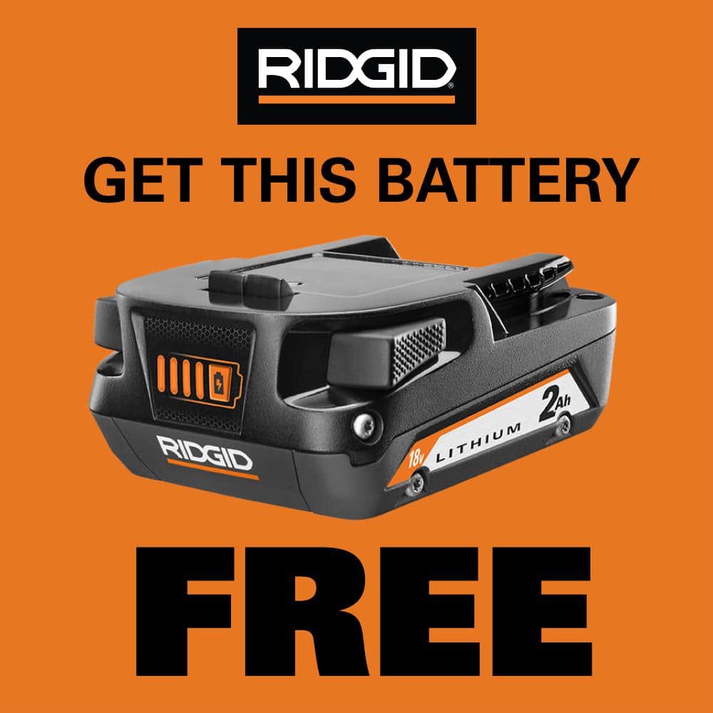 RIDGID 18V SubCompact Brushless 1/2 in. Right Angle Impact Wrench with FREE 2.0 Ah Battery