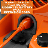 RIDGID 18V Cordless 2-Tool Combo Kit with Hybrid Jobsite Fan and Speaker with Bluetooth Wireless Technology (Tools Only)