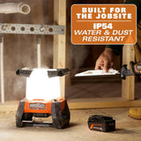 RIDGID 18V Cordless 360° Area Light with FREE 4.0 Ah Lithium-Ion Battery