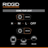 RIDGID 18V Cordless 360° Area Light with FREE 4.0 Ah Lithium-Ion Battery