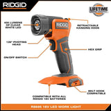 RIDGID 18V LED Worklight Kit with 2.0 Ah Battery and Charger