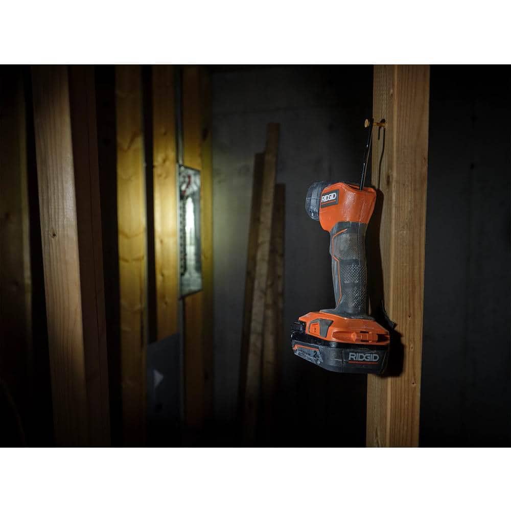 RIDGID 18V LED Worklight Kit with 2.0 Ah Battery and Charger