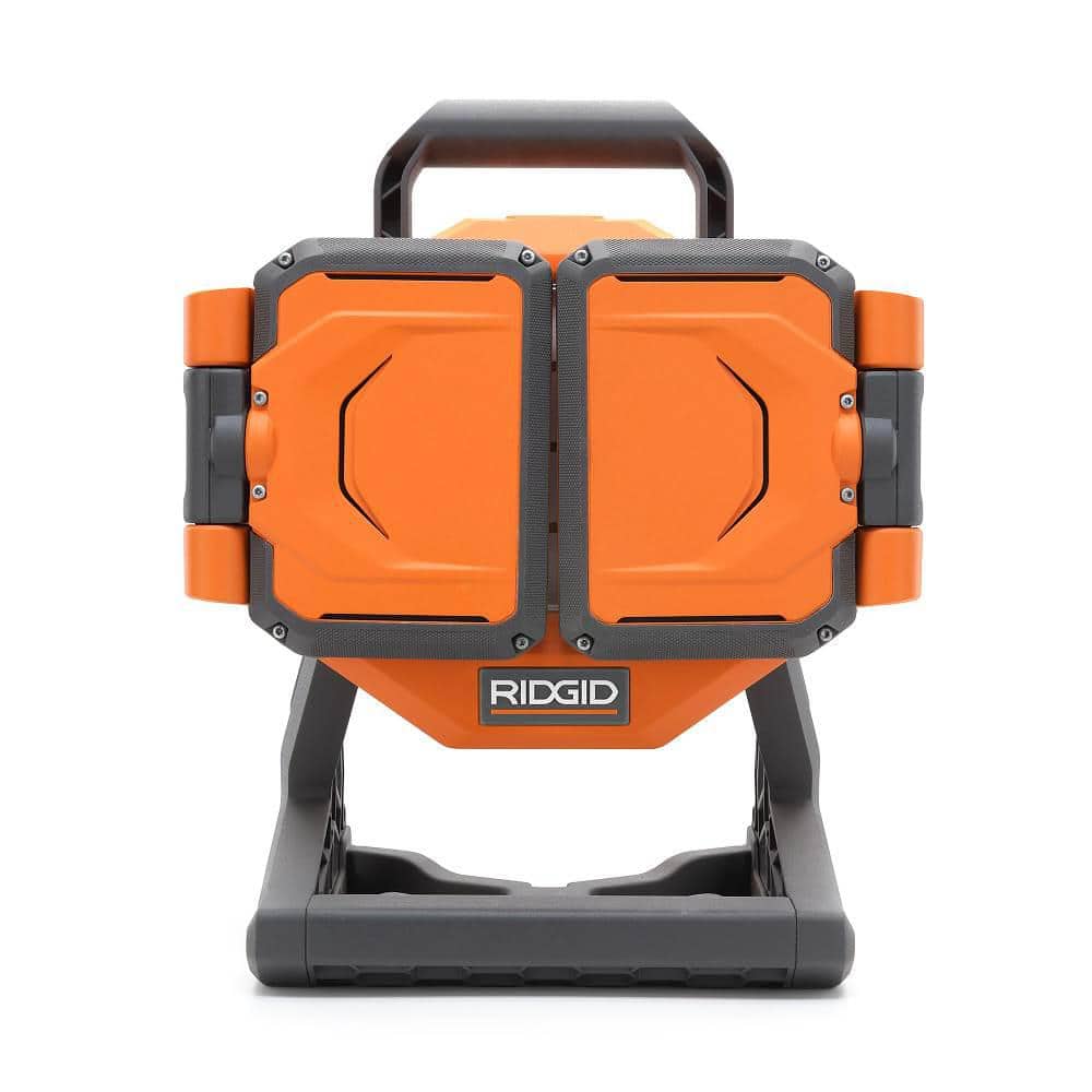RIDGID 18V Hybrid Panel Light Kit with 4.0 Ah Battery and Charger