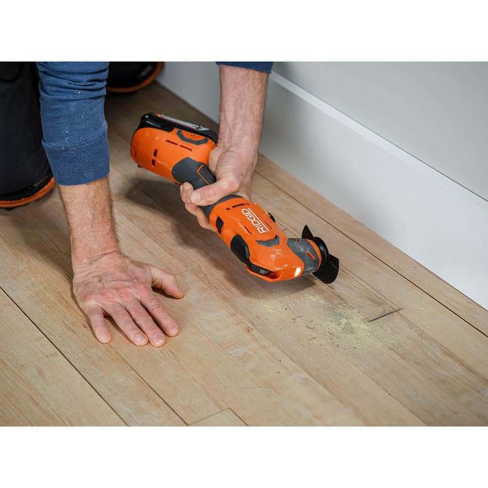 RIDGID 18V MAX Output Starter Kit with (2) 4.0 Ah MAX Output Batteries and Charger with FREE 18V Brushless Multi-Tool