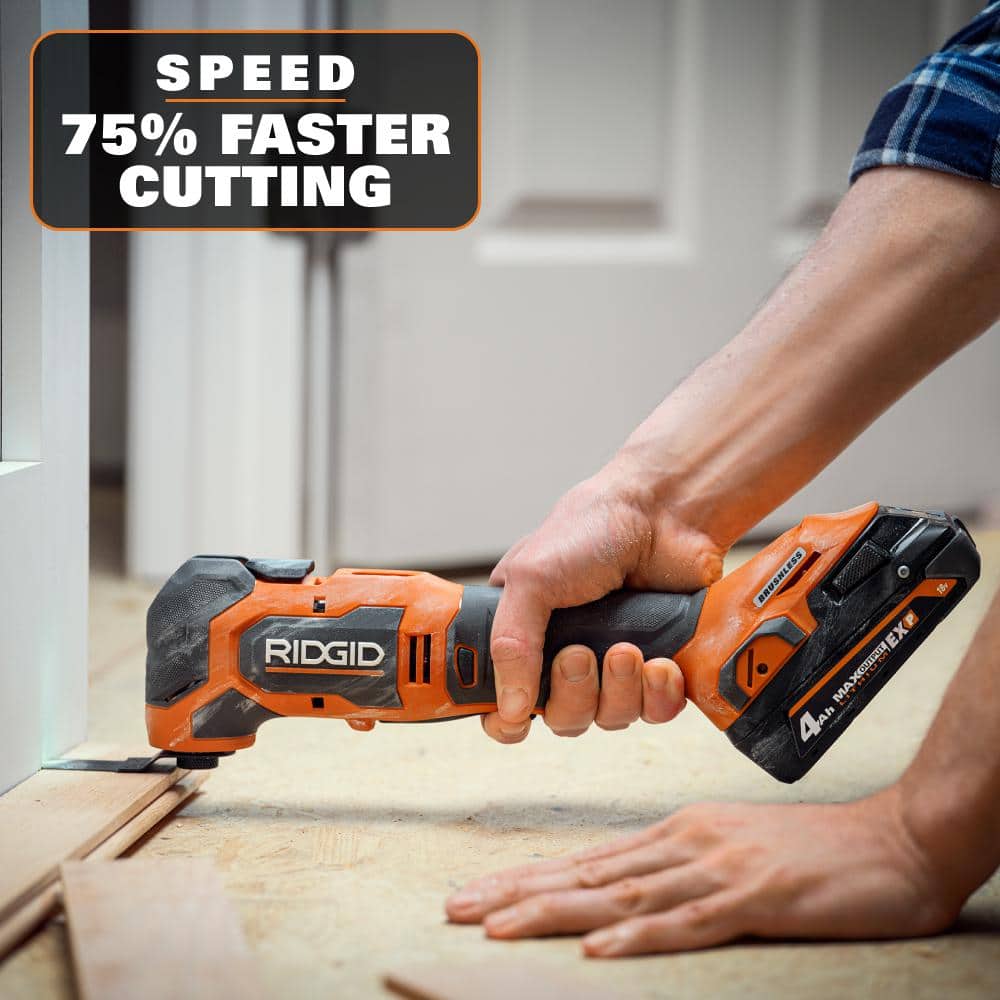 RIDGID 18V Brushless Cordless Multi-Tool (Tool Only)