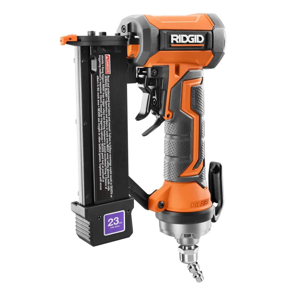 RIDGID Pneumatic 23-Gauge 1-3/8 in. Headless Pin Nailer (R138HPF)