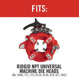 RIDGID 1 in. to 2 in. NPT Right-Hand High-Speed Pipe Dies for Universal Die Heads