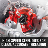 RIDGID 1 in. to 2 in. NPT Right-Hand High-Speed Pipe Dies for Universal Die Heads
