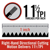 RIDGID 1 in. to 2 in. NPT Right-Hand High-Speed Pipe Dies for Universal Die Heads