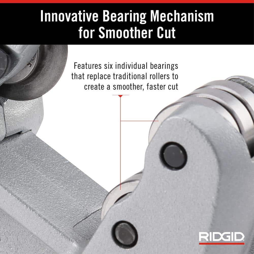 RIDGID Model 35S Stainless Steel Tubing Cutter, 1/4 in. to 1-3/8 in. Capacity