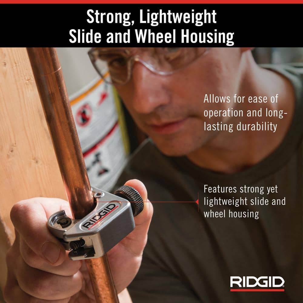 RIDGID Model 104 Close Quarters Tubing Cutter, 3/16 in. to 15/16 in. Capacity