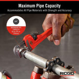 RIDGID 6 in. Heavy-Duty Straight Pipe Wrench, 3/4 in. Capacity