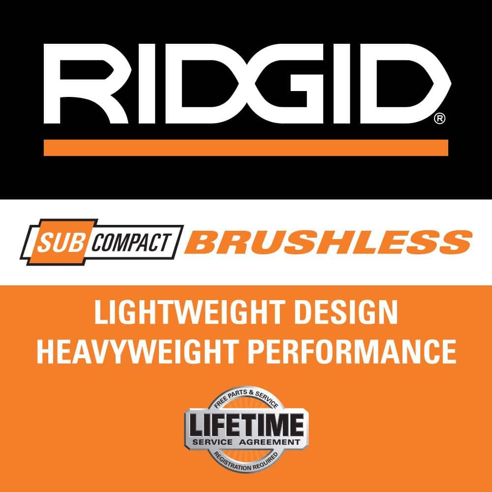 RIDGID 18V SubCompact Brushless Cordless 3 in. Multi-Material Saw (Tool Only) with (9) Cutting Wheels